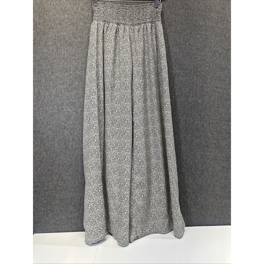 Sienna Sky Wide Leg Plazzo Dalmatian Print Full Length Flowy Pants Size Medium